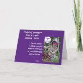 ひつじのつらい日カード カード (裏面)