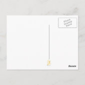 ひつじの歓迎ポストカード ポストカード (裏面)