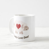 ひつじ愛してる! コーヒーマグカップ (正面左)