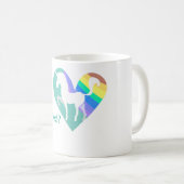 ひづめの心があるマグ コーヒーマグカップ (正面右)