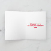 ひとつだけのメロン面白いバレンタインカード カード (内部)