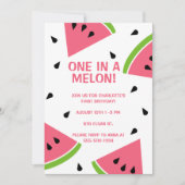 ひとつだけのメロン 招待状 (正面)