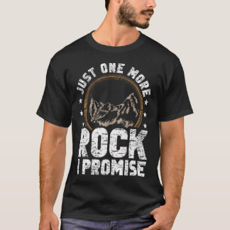 ひとつだけもう一個のロックを約束します ロック コレクター ジオード Tシャツ