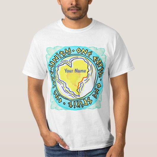 ひとつの地球Tシャツ Tシャツ (正面)