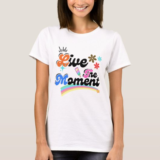 ひとときを生きる Tシャツ (正面)