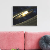 ひとまとまりの素材を見せるアーティストのコンセプト キャンバスプリント (インサイチュ (リビング))