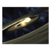 ひとまとまりの素材を見せるアーティストのコンセプト フォトプリント (正面)