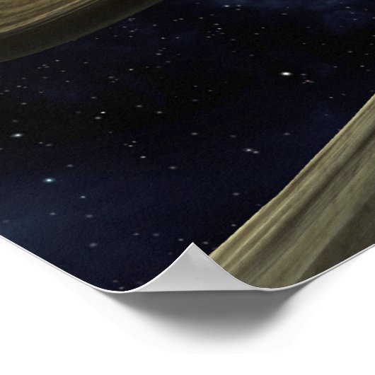 ひとまとまりの素材を見せるアーティストのコンセプト ポスター (角)