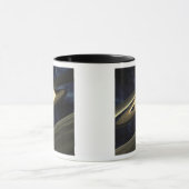 ひとまとまりの素材を見せるアーティストのコンセプト マグカップ (中央)