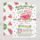 ひとりだけのスイカ ドライブバイ誕生日招待状 招待状 (正面/裏面)