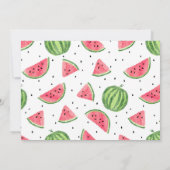 ひとりだけのメロン かぼちゃの写真招待状 招待状 (裏面)