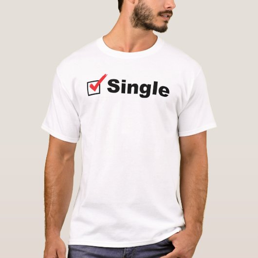 ひとりです Tシャツ (正面)