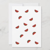 ひとりでメロンの誕生日おめでとう 招待状 (裏面)