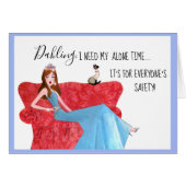 「ひとりで時間が必要だ！」 (正面横)