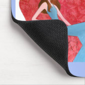 「ひとりで時間が必要だ!」 マウスパッド (コーナー)