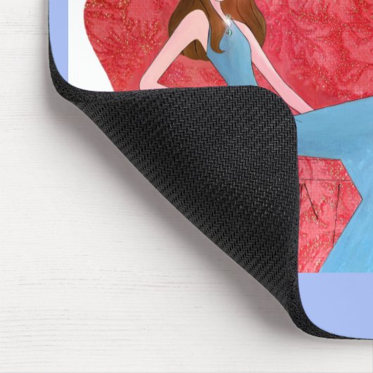 「ひとりで時間が必要だ!」 マウスパッド (コーナー)