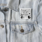 「ひとりで死ぬオールドミス」面白グッズ 缶バッジ (インサイチュ)