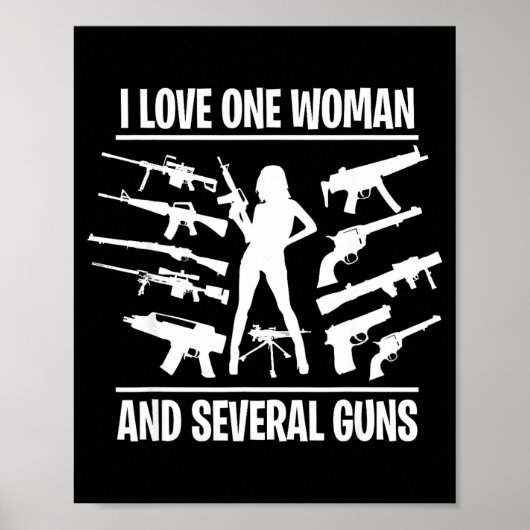 ひとりの女性と数丁の銃を愛す ポスター (正面)