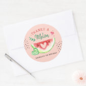 ひとりひとりのための特別な贈り物 | バースデーサンクスギフト クラシック ラウンドシール (封筒)