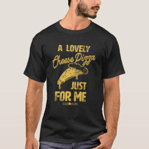 ひとりぼっちのクリスマス おいしいチーズピザが私だけのもの ダストレス Tシャツ