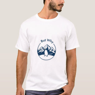 ひとりぼっちのペンギン・マウンテン・ミームTシャツ Tシャツ