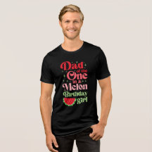ひとりぼっちのメロン誕生日ガールTシャツ