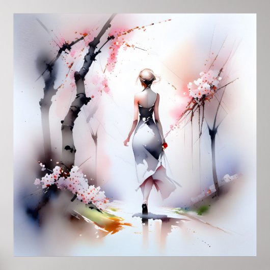 ひとり歩く女 ポスター (正面)