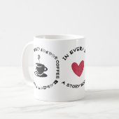 ひと口ごとに物語が淹れられるコーヒー コーヒーマグカップ (正面左)