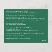 ひと息ごとに奇跡のカードのコースを満喫する ポストカード (裏面)