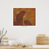 ひと息の金ゴールド ポスター (キッチン)