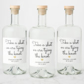 ひと撃ち抜いて名前で結ぶ リキュールボトルラベル (ボトル)