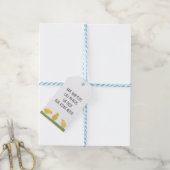 ひと足下がって通り抜けポップ・アートのろ ギフトタグ (より糸付き)