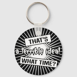 ひどいおもしろいアイディア何時キーチェーン キーホルダー