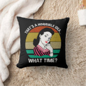 ひどいアイディアだ…何時？ クッション (ブランケット)