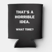 ひどいアイディアだ。 缶クーラー (正面)