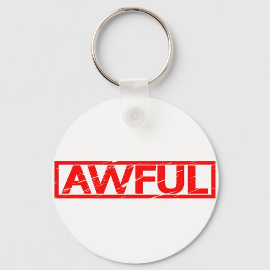 ひどいスタンプ キーホルダー (正面)