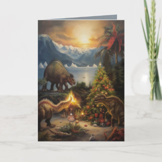 ひどいトカゲのクリスマスカード サンキューカード