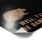 ひどいビーバー フォトプリント            (角)