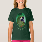 ひどいマカオパロットクローズアップパーソナライズされた Tシャツ (正面)