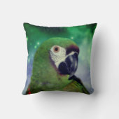 ひどいマカオパロットクローズアップ クッション (裏面)