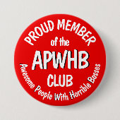 ひどい上司の合い言葉 v2.1 缶バッジ (正面)