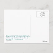 ひどい失敗の郵便はがき ポストカード (裏面)