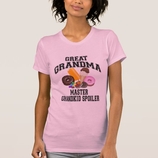 ひどい孫を持つ素晴らしいおひいちゃん Tシャツ (正面)