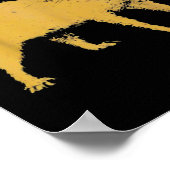 ひどい日本の猫おもしろい ポスター (角)