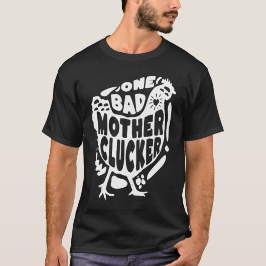 ひどい母ニワトリ Tシャツ (正面)