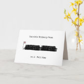 ひどい激しい痛み カード (黄色い花)