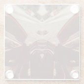 ひどい猫 ガラスコースター (裏面)