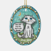 ひどい猫 セラミックオーナメント (右)