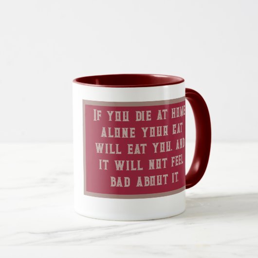 ひどい猫 マグカップ (正面右)