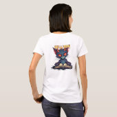 ひどい猫 Tシャツ (裏面フル)